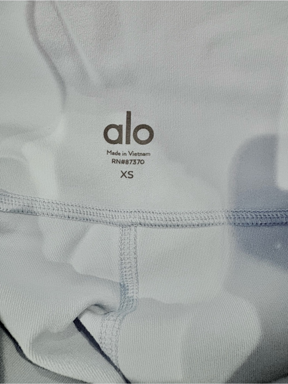 ALO Yoga Kids Light Blue High-Waist Leggings